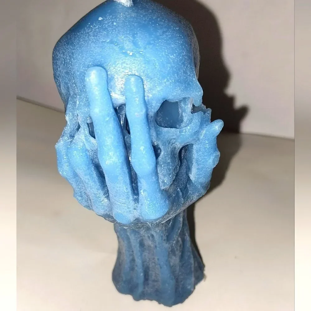 Hand crafted limited edition from our raging skull candle collection